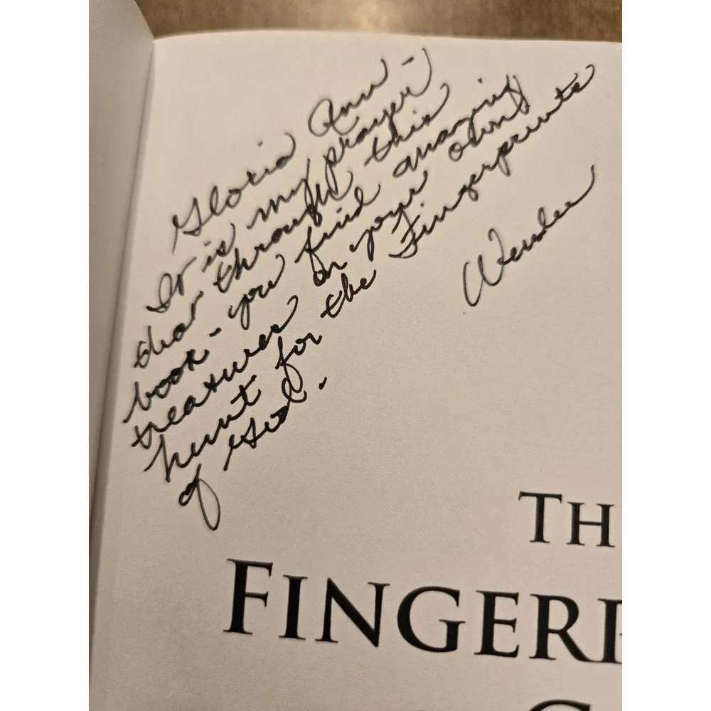 The Fingerprints of God By Wendee Brown Signed Inscribed By Author Paperback